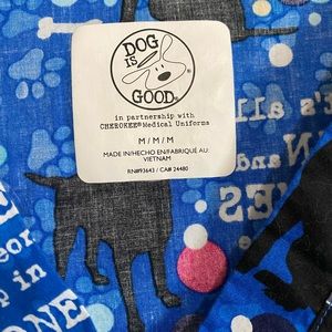 It’s all Fun and games until someone ends up in a cone scrub top